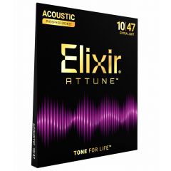 Elixir 21002 Attune, Phosphore Bronze, Extra Light, 10-47 - Vue 1